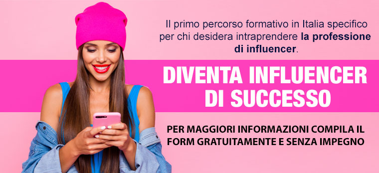 diventa influencer